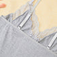 Women's Sexy Lace Trim Split Lingerie