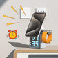 Multifunctional Charging Station with Built-in Bluetooth Speaker & Clock
