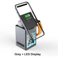 Multifunctional Charging Station with Built-in Bluetooth Speaker & Clock