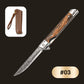 🗡️Super cool👉Folding knife with wooden handle for work, hiking & camping⛺50%~70% off for a limited time⏳