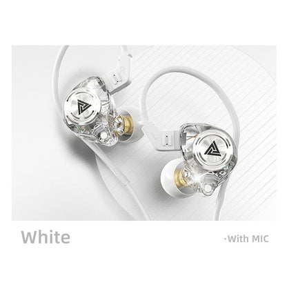 In-ear Subwoofer Wire-controlled Earphones with Mic