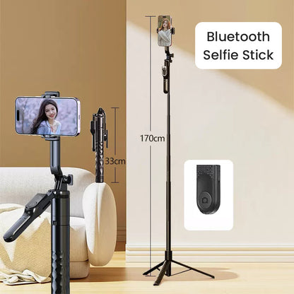 Portable Handheld Gimbal Stabilizer with Selfie Stick