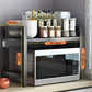 Expandable Microwave Oven Rack with Hooks