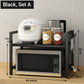 Expandable Microwave Oven Rack with Hooks