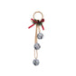 Vintage-Style Wreath with Metal Bells Door Hanging Decoration