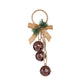 Vintage-Style Wreath with Metal Bells Door Hanging Decoration