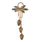 Vintage-Style Wreath with Metal Bells Door Hanging Decoration