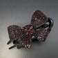 Elegant Bow Rhinestone Duckbill Hairpin