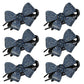 Elegant Bow Rhinestone Duckbill Hairpin