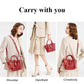 Women's Faux Leather Bucket Handbag with Strap 7 clours