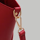 Women's Faux Leather Bucket Handbag with Strap 7 clours