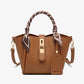 Women's Faux Leather Bucket Handbag with Strap 7 clours