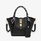 Women's Faux Leather Bucket Handbag with Strap 7 clours