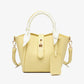 Women's Faux Leather Bucket Handbag with Strap 7 clours
