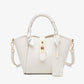Women's Faux Leather Bucket Handbag with Strap 7 clours