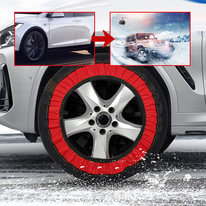 Anti-skid Snow Traction Tire Cover (Pack of 2)