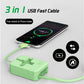 🔥Hot Sale 50% Off🔥3-in-1 (Micro USB+Type-C+Lightning) Data Cable Phone Stand⚡⚡