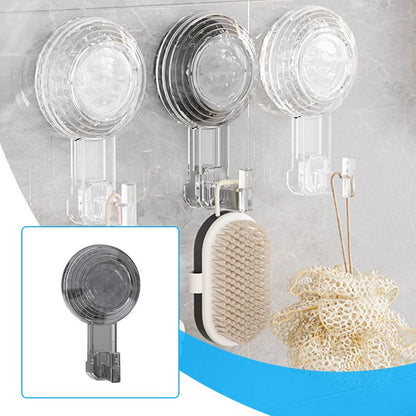 Heavy-duty Shower Suction Cup Hook with 5kg Load Bearing