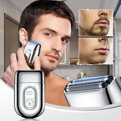 Mini Electric LED Display Shaver for Men