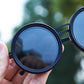 1-9 Gears Adjustable Round Frame Sunglasses
