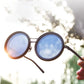 1-9 Gears Adjustable Round Frame Sunglasses