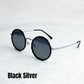 1-9 Gears Adjustable Round Frame Sunglasses