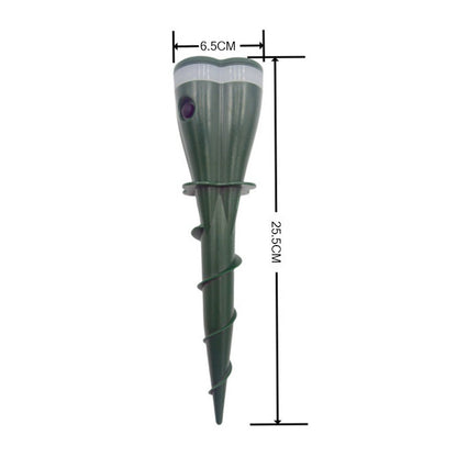 🌿 BUY 2 GET 1 FREE! 🐭 Solar Powered Waterproof Screw Mole Repellent – Ultrasonic, Eco-Friendly & Easy Installation 🌸