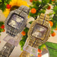 Luxurious Zircon-Encrusted Quartz Watch