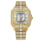 Luxurious Zircon-Encrusted Quartz Watch