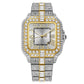 Luxurious Zircon-Encrusted Quartz Watch