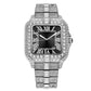 Luxurious Zircon-Encrusted Quartz Watch