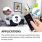 Multifunctional Key Finder with Transmitter & 4 Receivers