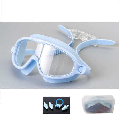 Anti-Fog Swimming Goggles for Kids with Nose Clip & Ear Plugs
