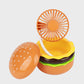 🔥2025 HOT SALE🔥3 Speeds Hamburger Shaped Mini Fan with Mirror
