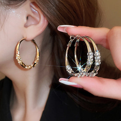 🔥Mother's Day Hot Sale 50%🔥Buy 1 Get 1 Free🔥Circle Earrings with Zirconia