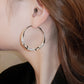 🔥Mother's Day Hot Sale 50%🔥Buy 1 Get 1 Free🔥Circle Earrings with Zirconia