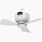 🌬️Promoção Imperdível de Verão✨Ventilador de Teto Recarregável com Luzes LED