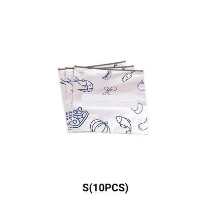 🍃Sacos de armazenamento reutilizáveis e seláveis de folha de alumínio