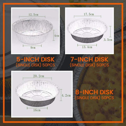 🔥Venda quente🔥Caixa de lata de folha de alumínio à prova de óleo