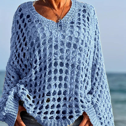 ⏳50% de desconto por tempo limitado⏰Top de malha em croché para mulher🧶�