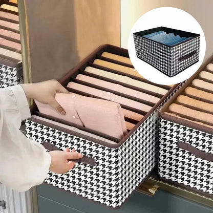 🆕 NEW 2026 Space Saver | Foldable Jeans Organizer & Storage Box | Find Pants Instantly 👖【50% OFF】