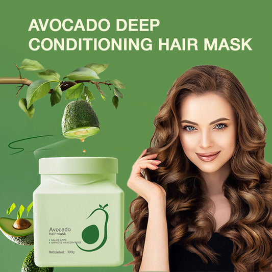 😍Avocado Hair Mask Protein Reducing Acid Smooth Conditioner Repair Dry and Frizzy Hair Smooth Conditioner