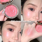 Flower Knows Strawberry Rococo Embossed Blush, Blush em Pó Matte Rosa Malva para as Bochechas, Maquiagem Facial Construível e Fácil de Esfumar