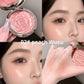 Flower Knows Strawberry Rococo Embossed Blush, Blush em Pó Matte Rosa Malva para as Bochechas, Maquiagem Facial Construível e Fácil de Esfumar
