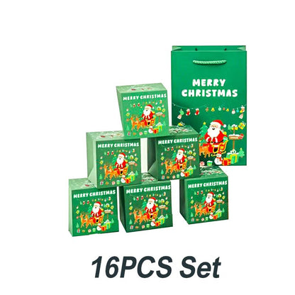 🎅🎄 Caixa de presente de Natal dobrável exclusiva e saltitante