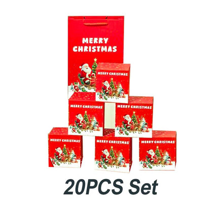 🎅🎄 Caixa de presente de Natal dobrável exclusiva e saltitante