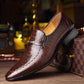 🐊👞 Sapatos de couro confortáveis e luxuosos para homens 🔥✨ 🔥 FRETE GRÁTIS AGORA! 💥