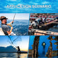 Localizador de peixes com tela HD e transdutor