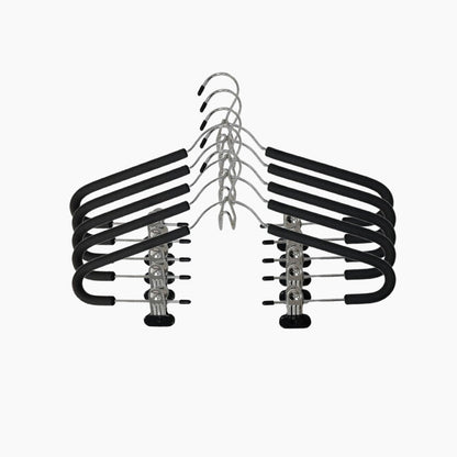 Cabides antiderrapantes com clipes e gancho