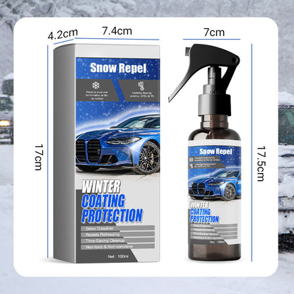Spray de revestimento para derretimento de neve para pára-brisa de carro
